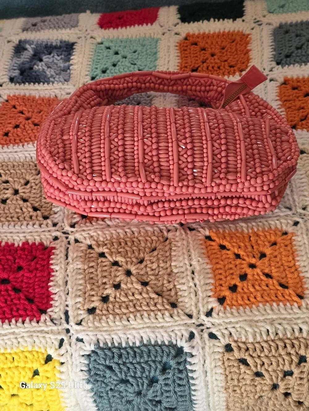 Viral Pink Tiktok Trend Beaded Bag Handcrafted In India